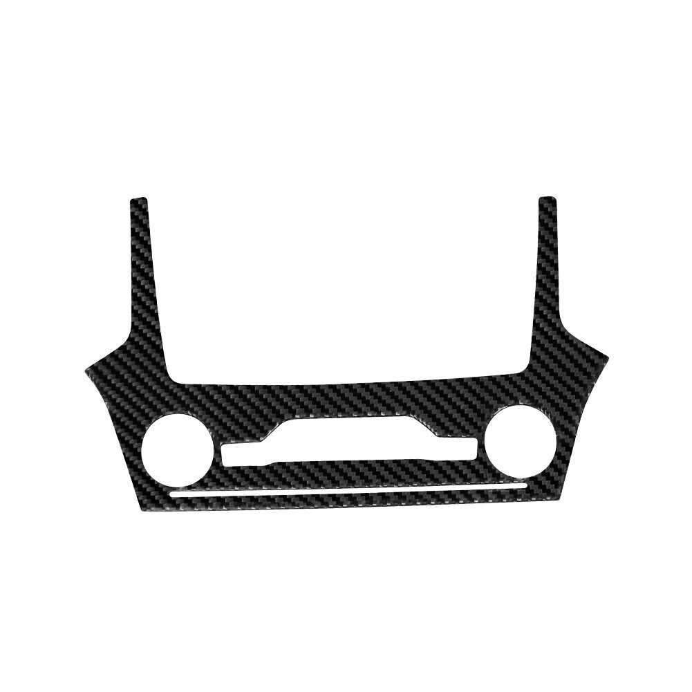 Carbon Fiber Center Console Radio Panel Cover Trim for Ford Explorer 2020-2023