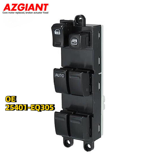 The front left driver's side power window switch is compatible with 1998-2003 for Nissan Presage U30 models.