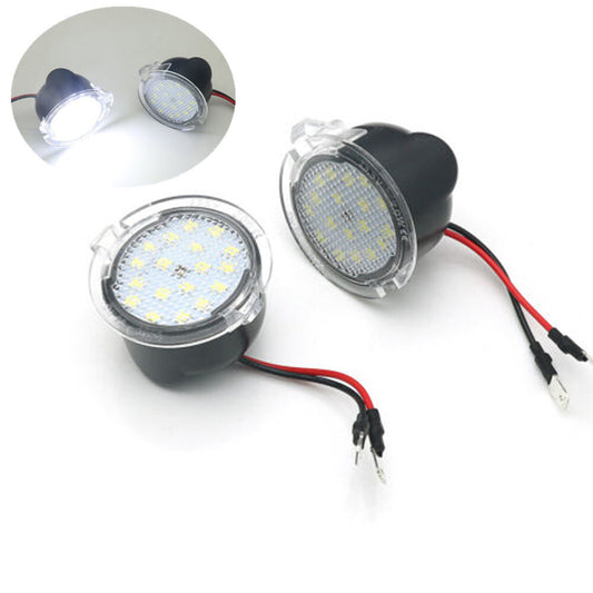2X for Ford Mondeo IV 2007-2014 Auto Rearview Mirror Side Led Lights Lamp Bulb
