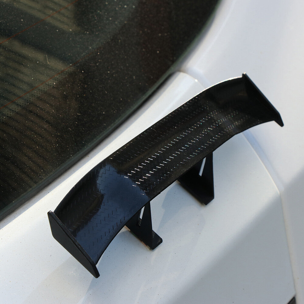 Universal for Mini Spoiler Auto Car Carbon Fiber Trunk Tail Decoration Sport Wing