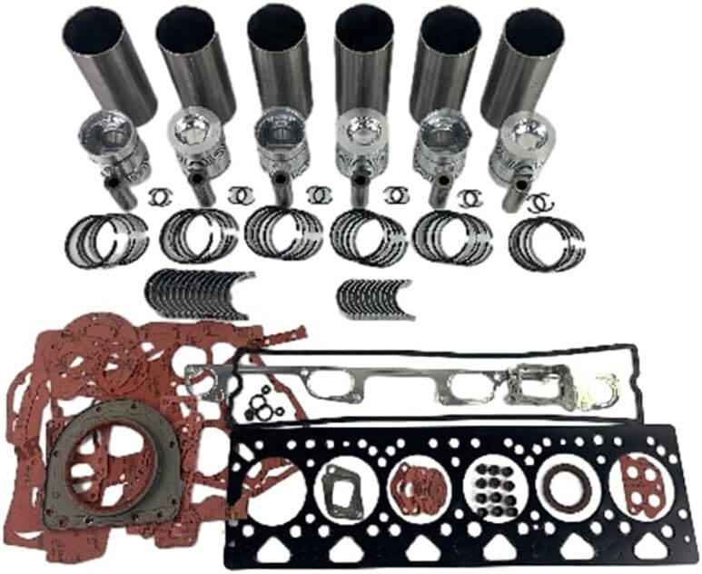 1006E-6T Overhaul Rebuild Kit With Full Gasket Bearing Set For Perkins Engine