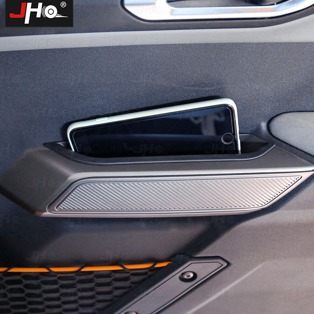Door Handle TPE Armrest Storage Box Door Armrests for Ford Bronco 2021-2024