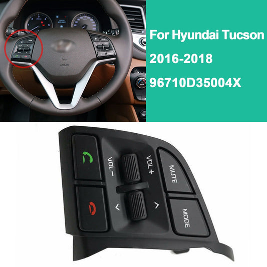 Steering Wheel Control Switch Replace for Hyundai for Tucson 16-18 96710D35004X AT