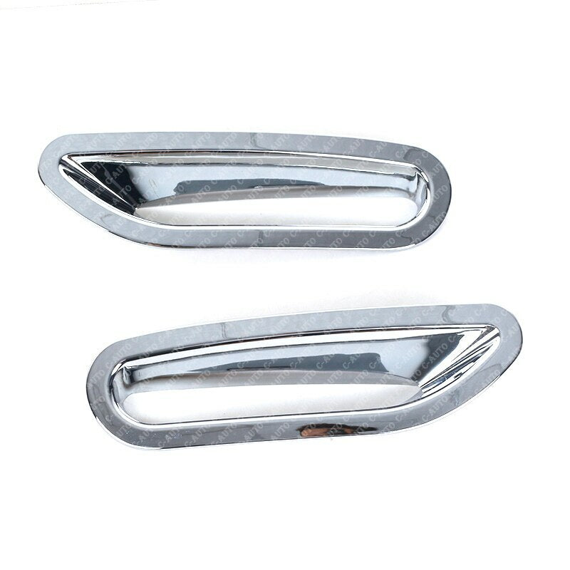 1Pair Silver Rear Fog Light Lamp Cover for Nissan Rogue X-Trail (T32) 2014 2015