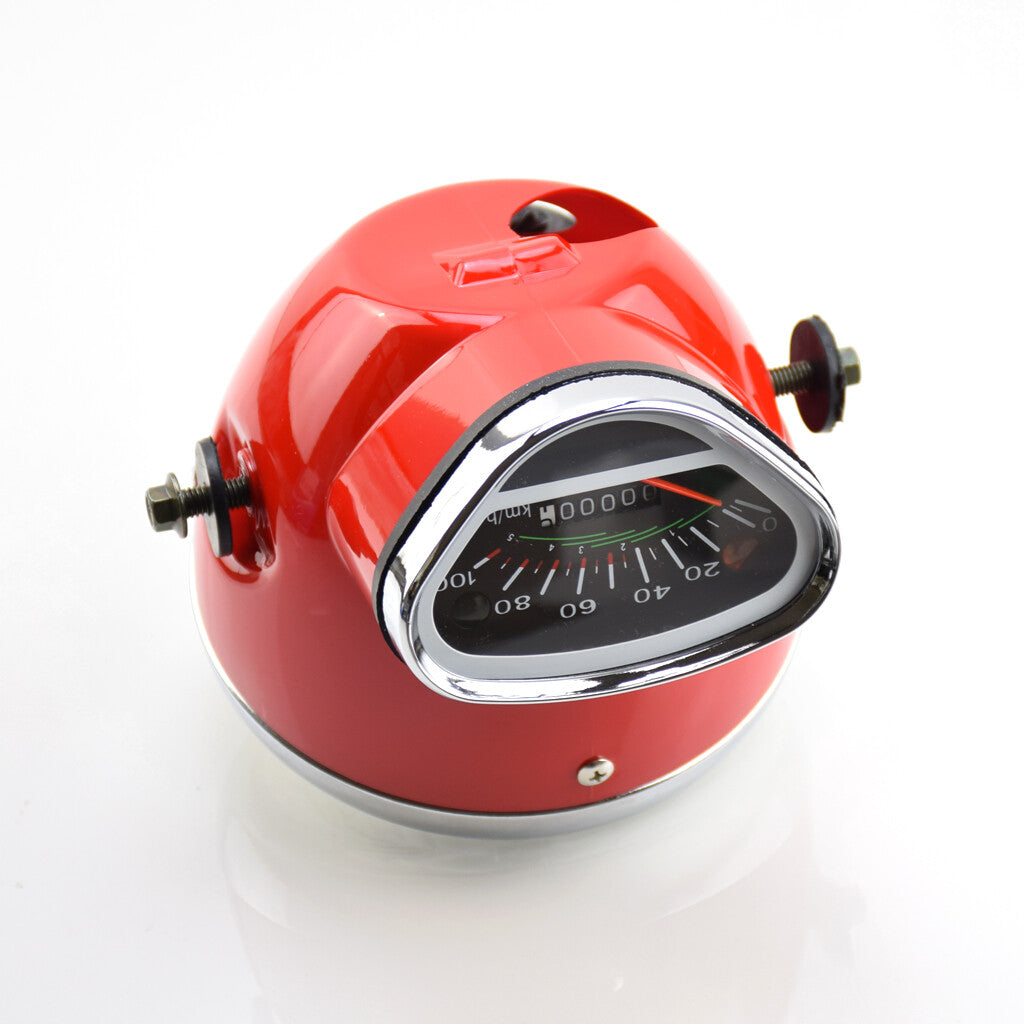 Red Headlight Speedometer Odometer for Honda S50 CL5065/90 CD50/70 S90 SL90 CS90
