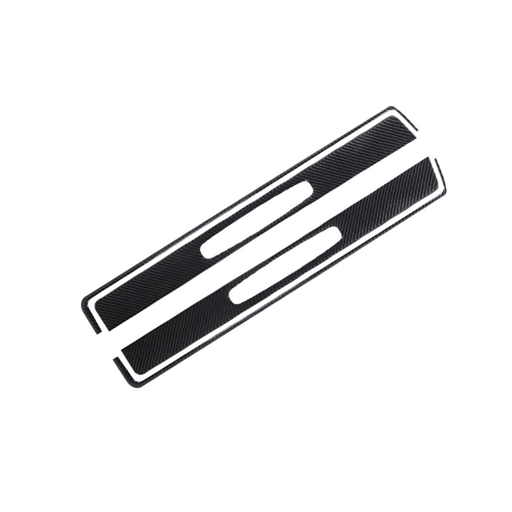 4PCS carbon fiber entry strip trim for Porsche 718 2016-2022