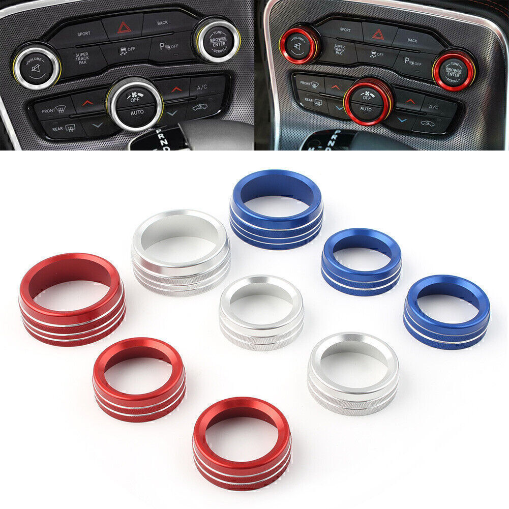 Car Center Air Conditioner Switch CD Button Knob Fit for Dodge for Challenger 2015-2020