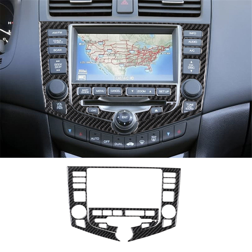 17X /Set Interior Decor Cover Trim Carbon Fiber for Honda Accord SEDAN 2003-2007