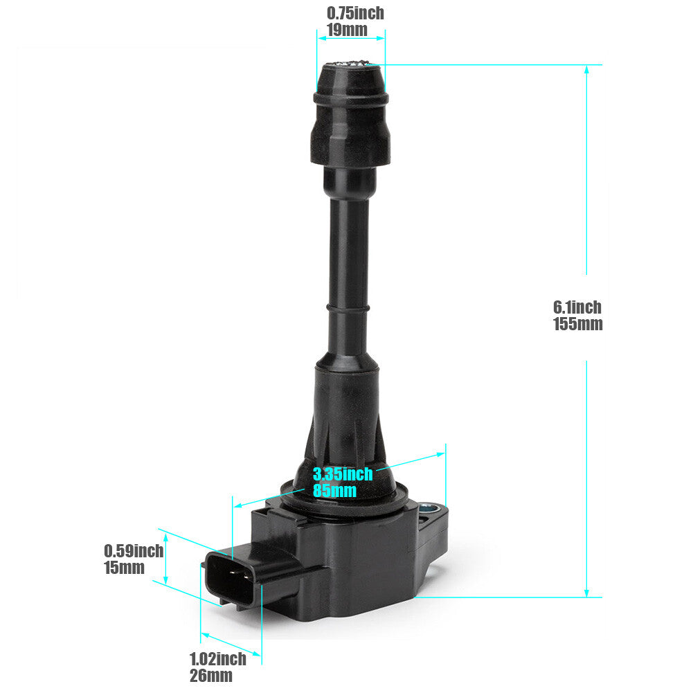 1PC Ignition Coil for Nissan Frontier for Suzuki Equator L4 2.5L UF509 22448-EA000