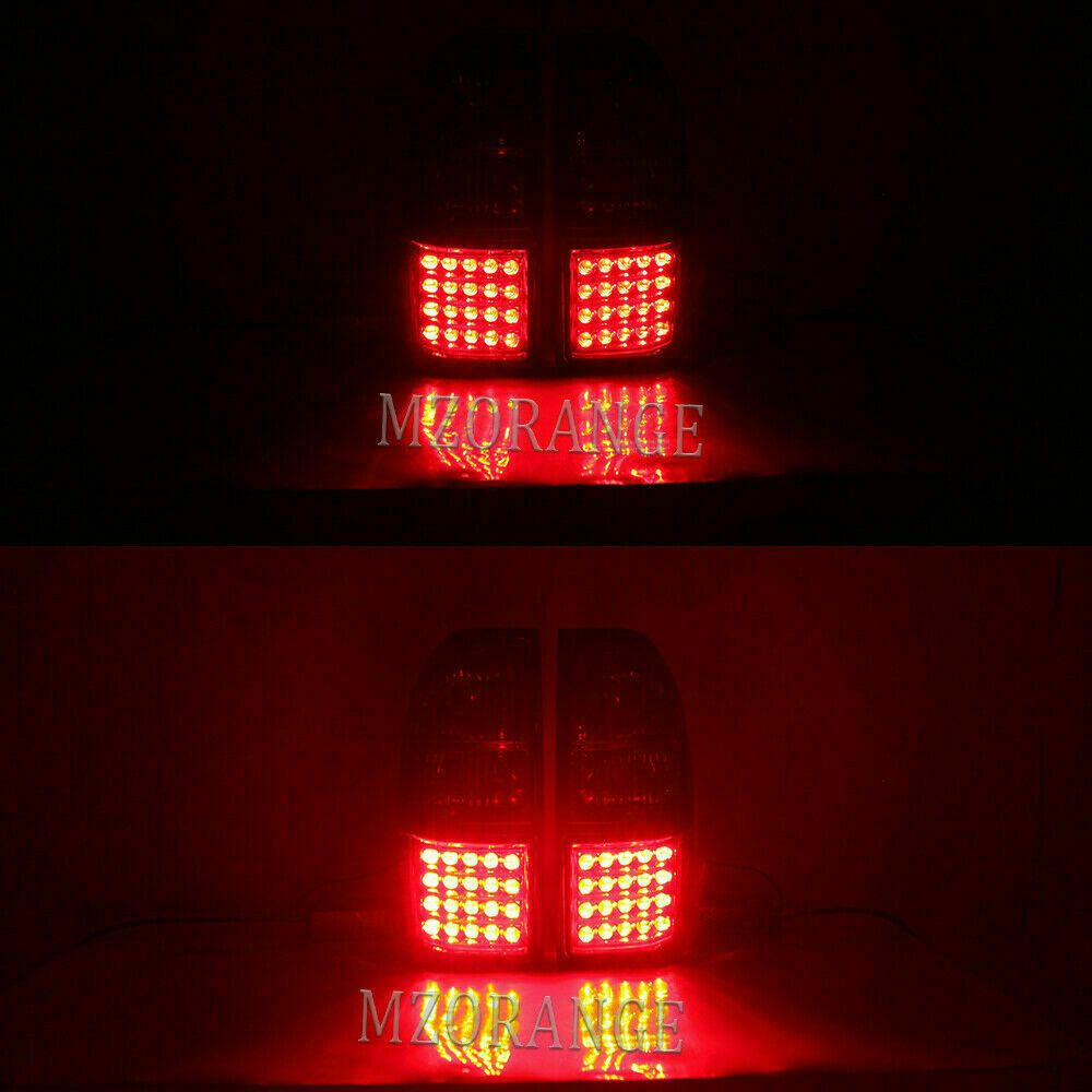 Smoked LED Brake Tail Light Rear Lamp Refit for Toyota Prado LC90 FJ80 1998-2002