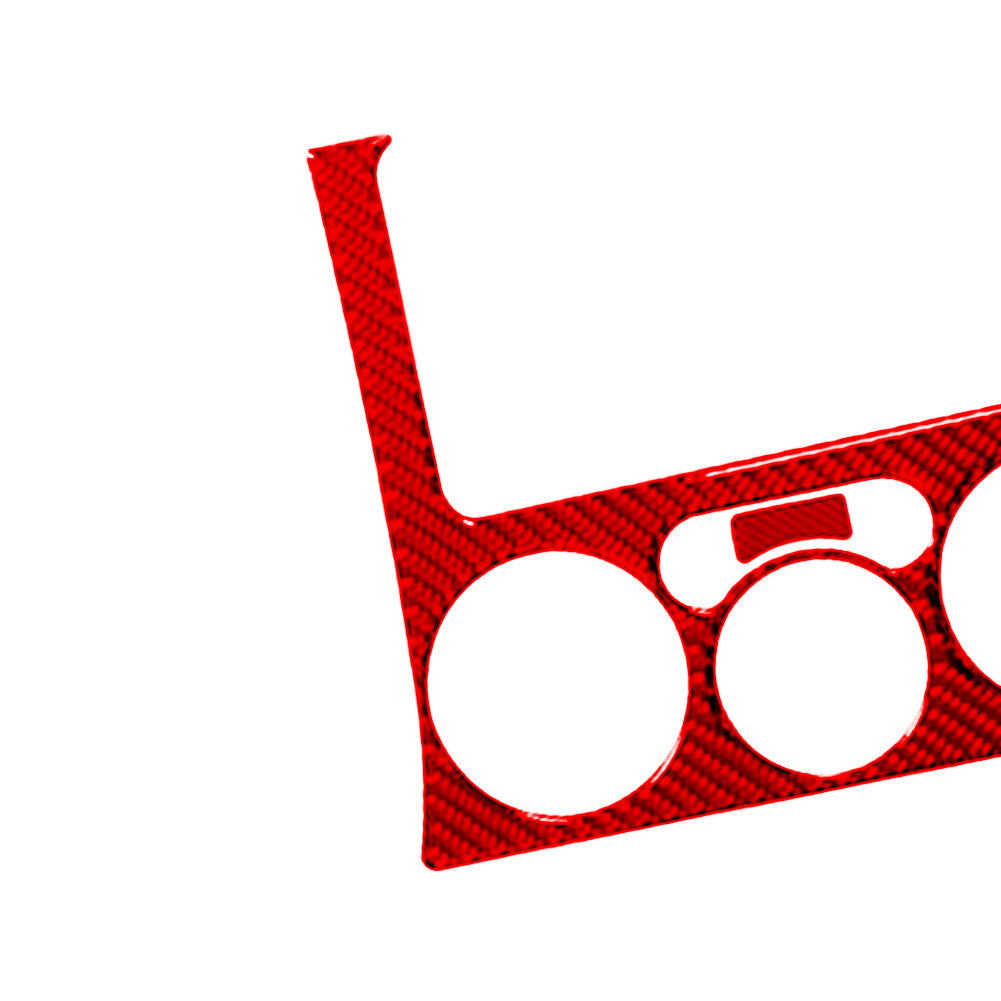 Red Carbon Fiber Radio Climate Surround(TCS) Cover For Colorado for Canyon 2005-2012