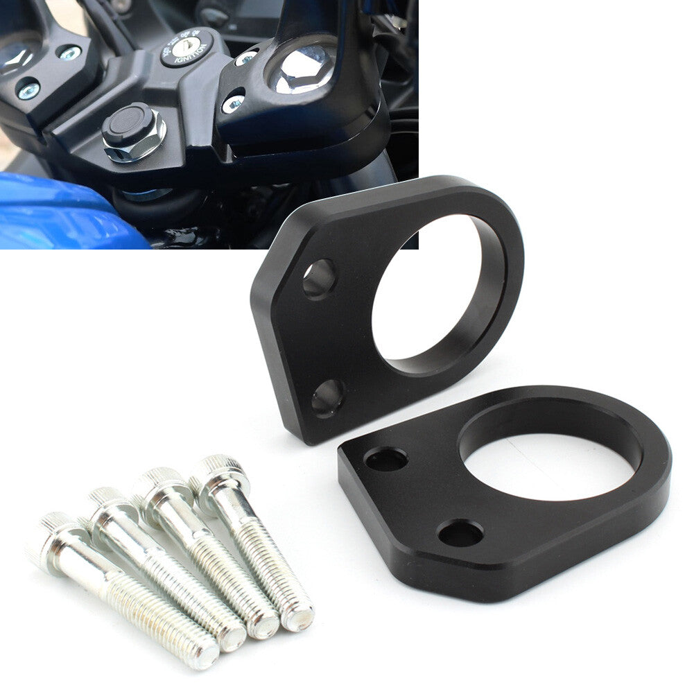 Handlebar Riser Spacer Mount Clamp 10mm for Suzuki GIXXER 250 SF Motorcycle Pair