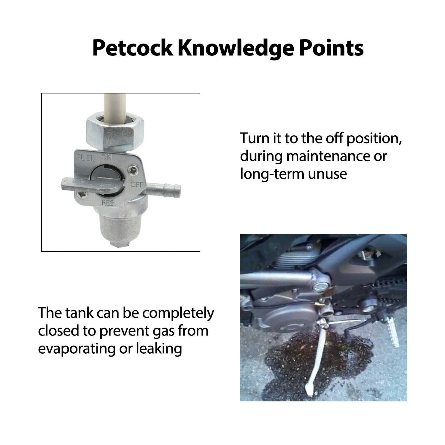 Fit For 1987 1988 for Honda Magna 700 750 Tank Fuel Petcock Switch Tap Valve