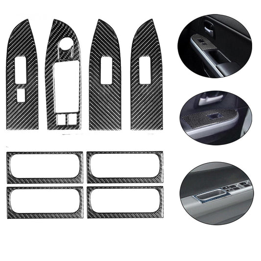 7X Carbon Fiber Door Decorative Cover Trim for Suzuki Grand Vitara 2006-2013