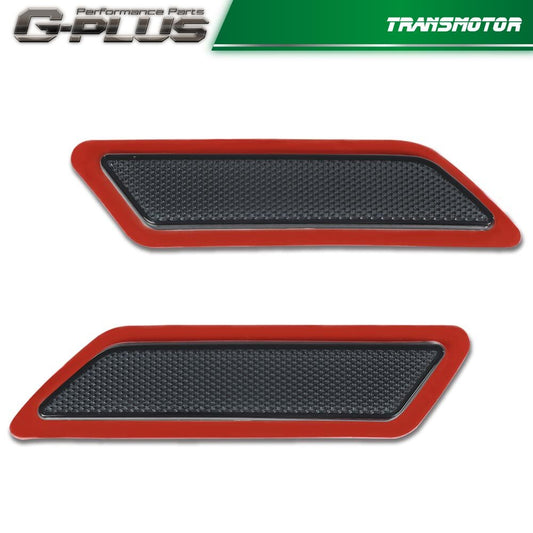 2-Pack Smoked Front Bumper Reflectors for 2012-2015 for BMW F30, F31, 3 Series, 328i, and 335i