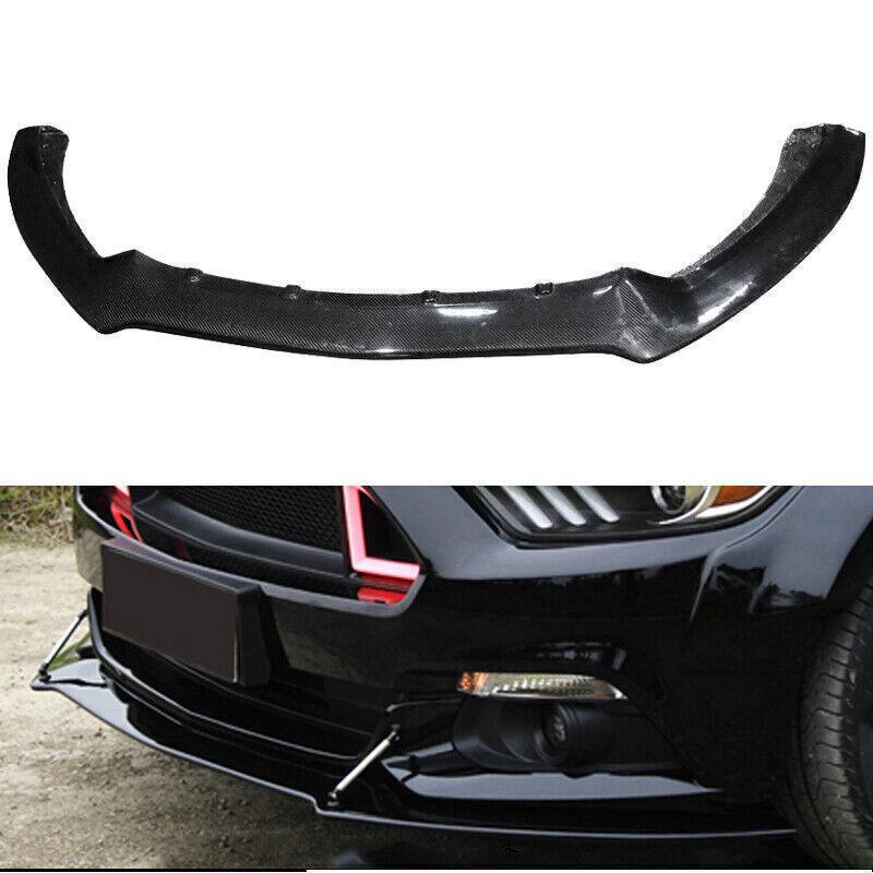 Suitable for 15-17 for Ford for Mustang front bumper lip, carbon fiber front lip pot.