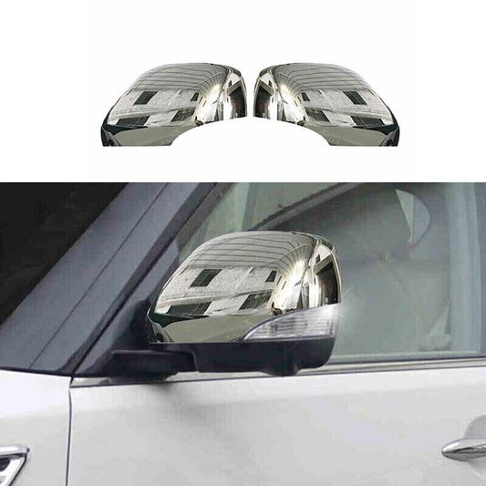 for Nissan Armada 17-24 Chrome Side Rear View Side Door Mirror Cap Cover Trim 2P