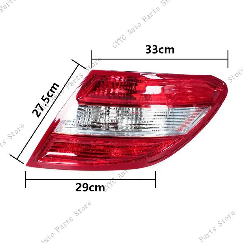 Right Tail Light cover for Mercedes Benz W204 C180 C200 2007-2010 Brake Light