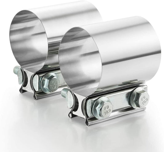 Exhaust clip 3-inch diameter Butt combined with clip exhaust coupler to prevent leakage 2 pieces