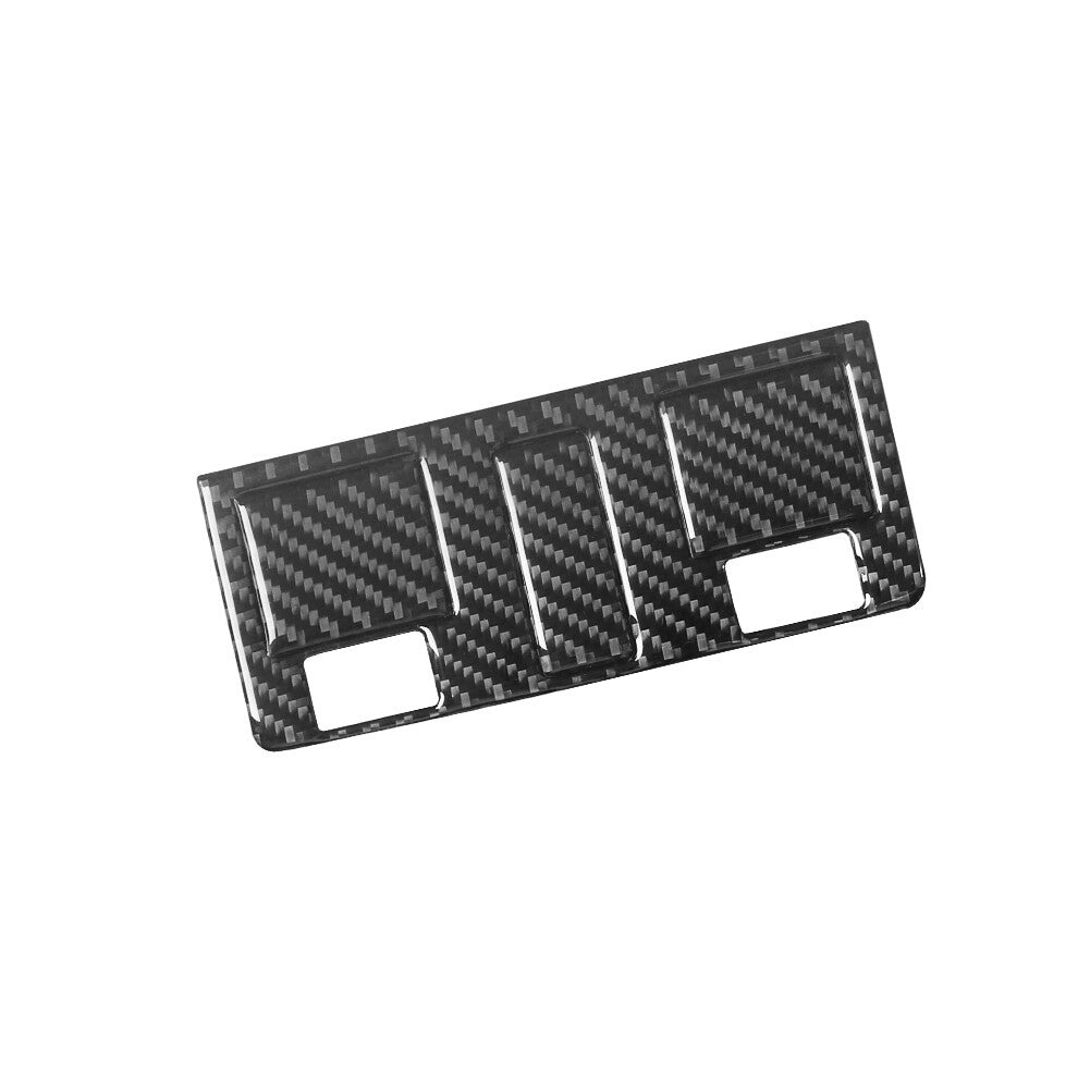 2Pcs Carbon Fiber Sunroof Button Cover Trim For Silverado/tahoe/ for sierra 2007-2014