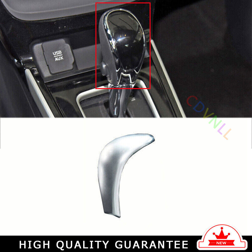 Gear Shift Knob Head Cover Trim for Nissan Sentra Sylphy 2013-19 Matte Silver