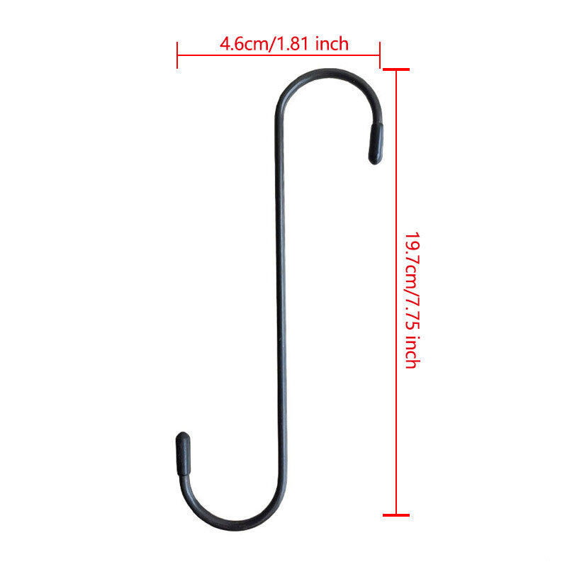 2Pcs Black Brake Caliper Hanger Hooks Steel Powder Coated (2 Piece Set)