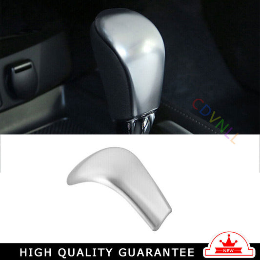 Car Gear Shift Knob Head Cover Trim Inner for Nissan Murano 2015-21 Silver Matte