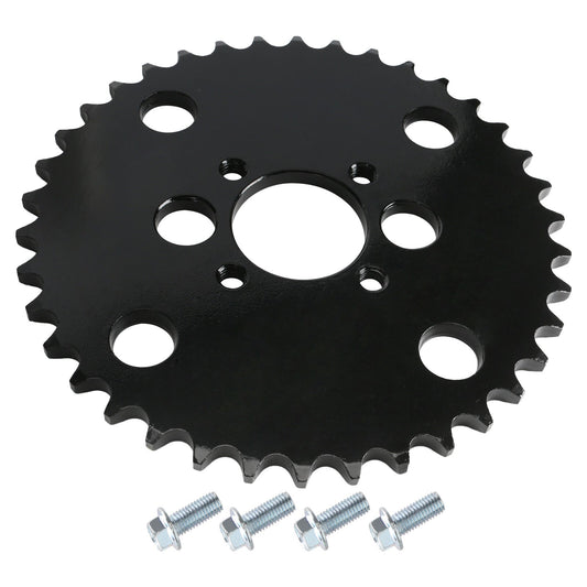 46T 520 Chain Rear Axle Sprocket + Bolt for Pit Bikes, ATVs, 4-Wheeler