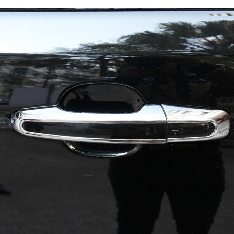 ABS Shiny Chrome Car Side Door Handle Cover Trim New for Jaguar F-PACE 2016-2020