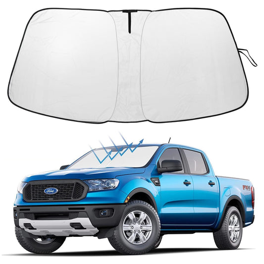 Windshield Sunshade For 2009-2014 for Ford F150 UV Block Foldable Front Sun Visor