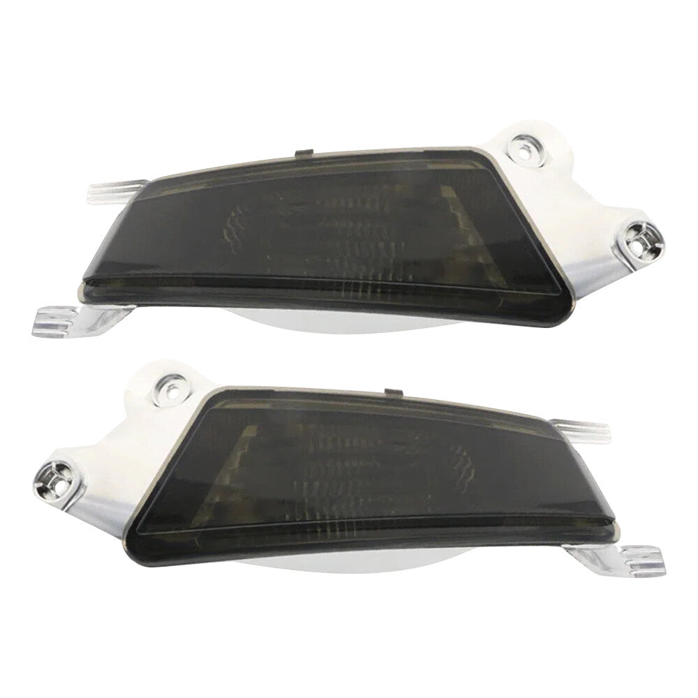 Set of 2 Rear Bumper Fog Light Smoky Black for Range Rover Evoque 2012-2019