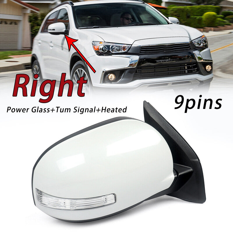 Right Rearview Mirror Turn Light 9 Wire for Mitsubishi Outlander Sport ASX 14-19