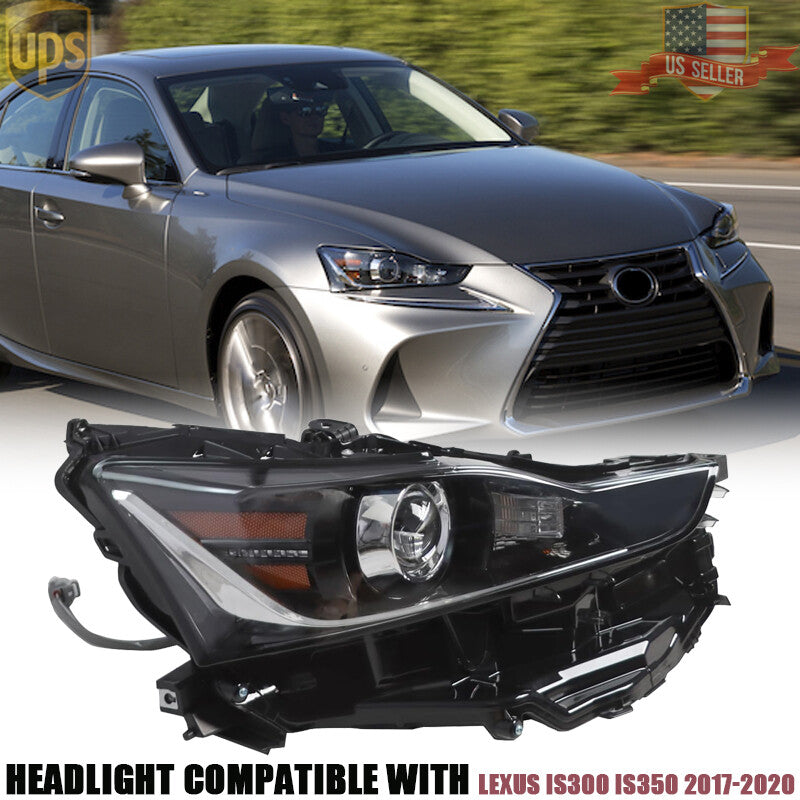 For 2017- 2020 for Lexus IS IS300 IS350 Right Passenger LED Headlight 81145-53810