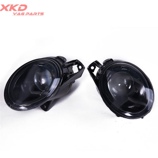 Pair Of Front Clean Lens Convex Fog Lights Fog Lamps for VW for Passat B6 3C 06-11