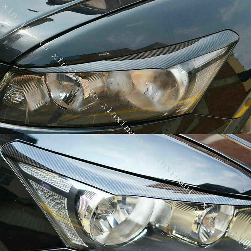 for Honda Accord 2008-2012 Carbon Style ABS Headlight Lamp Eyelid Molding Trims