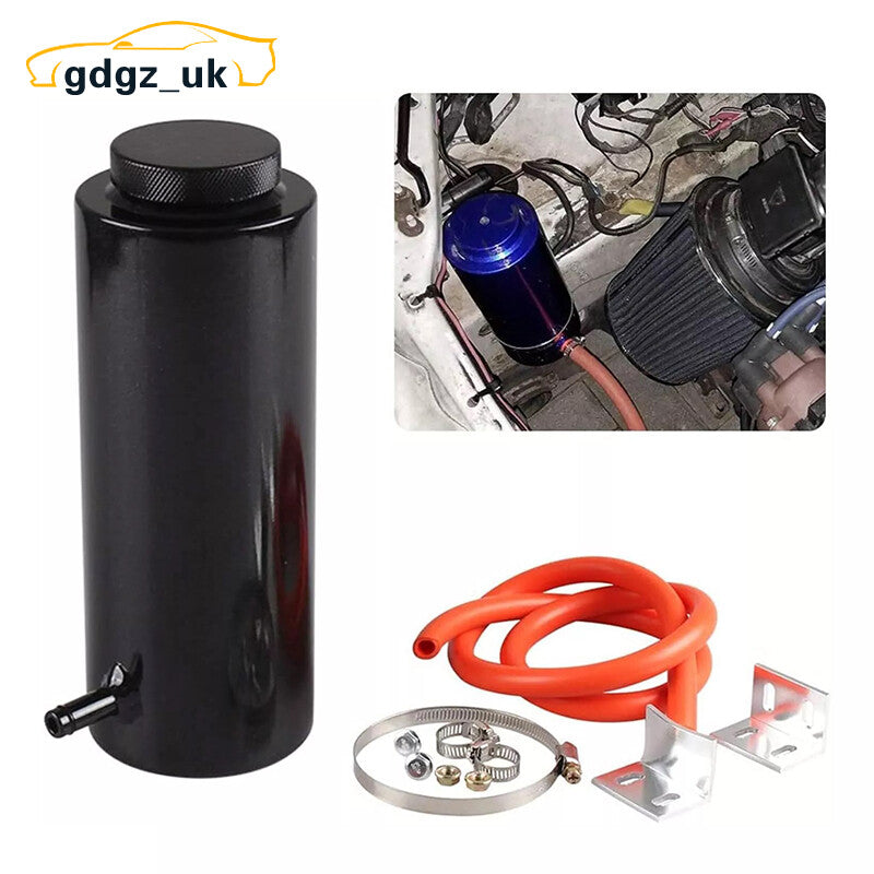 800ml Radiator Coolant Overflow Tank Oil Catch Tank Bottle Aluminum Universal