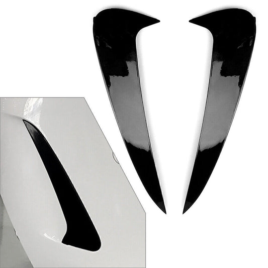 Fit for Benz C Class S205 C180 Rear Bumper Splitter Spoiler Canard Air Vent 2x