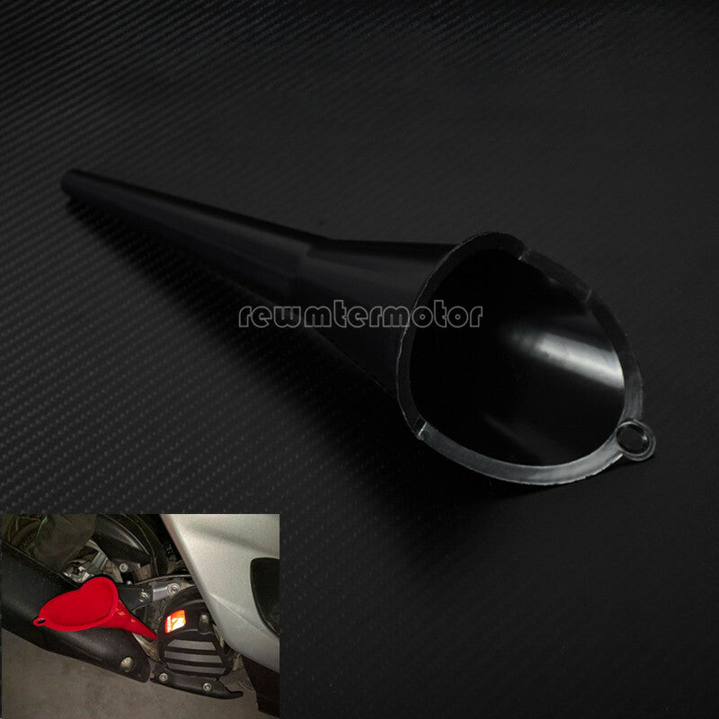 Gasoline Fill Funnel Primary Oil Fill Drip-Free Oil Funnel Fit for Harley Models
