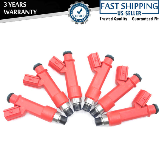 6-pack 550cc fuel injectors for Toyota Celica Supra GS300 1ZZ 2Z (new) 1001-87F90
