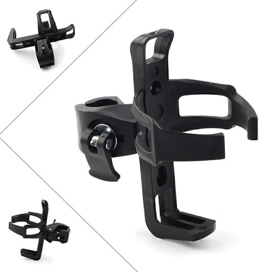 For Stroller Bike Wheelchair Walker Black Water Cup Holder Drink Holder Clamp