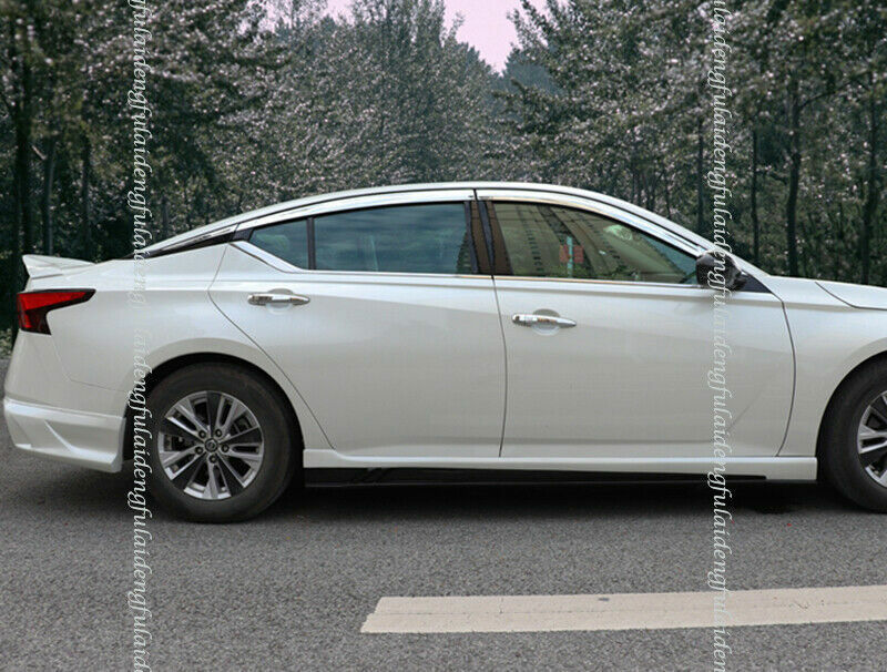 for Nissan Teana Altima 2019-2022 Unpainted Side Skirts Extensions Body Kit 2P