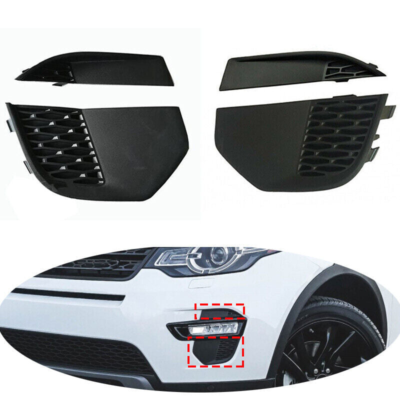 4pcs Front Fog/Driving Light Grille Cover for Land Rover Discovery Sport 2015-19