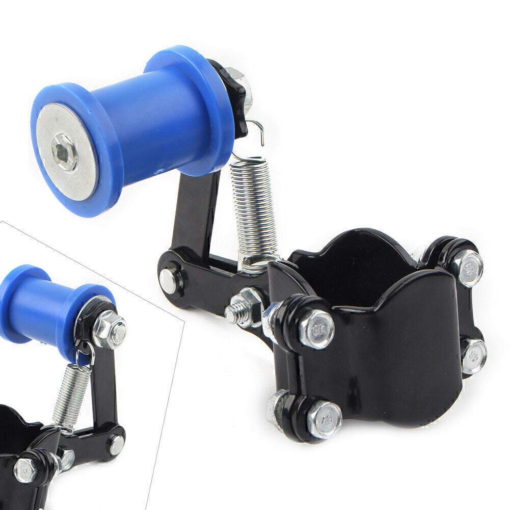 Kettenspanner Bolt on Roller Blau f¨¹r Motocross Chopper Dirt Bike ATV Motor