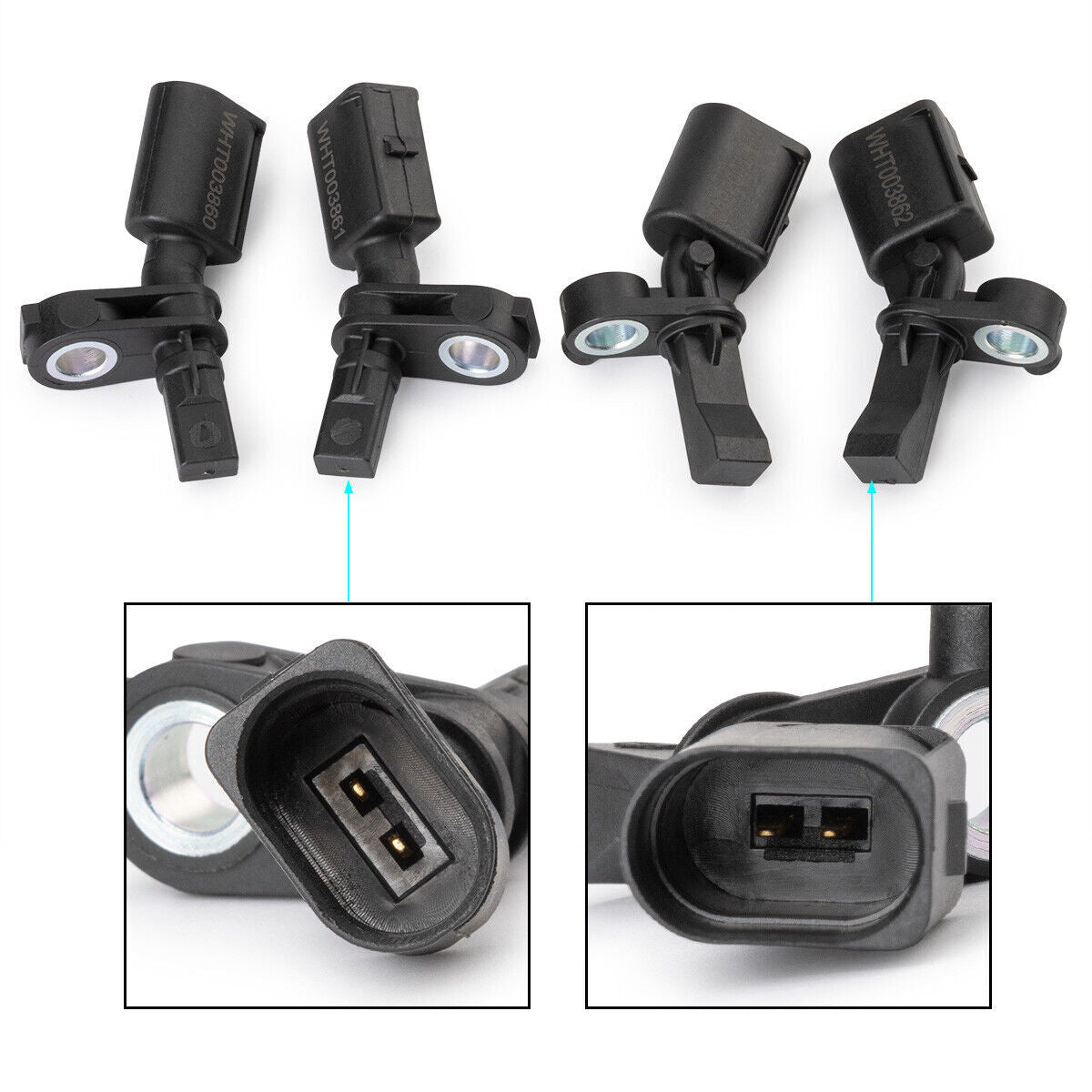 Set of 4 WHT003860A WHT003861A WHT003862B WHT003863B for Audi for VW ABS sensor