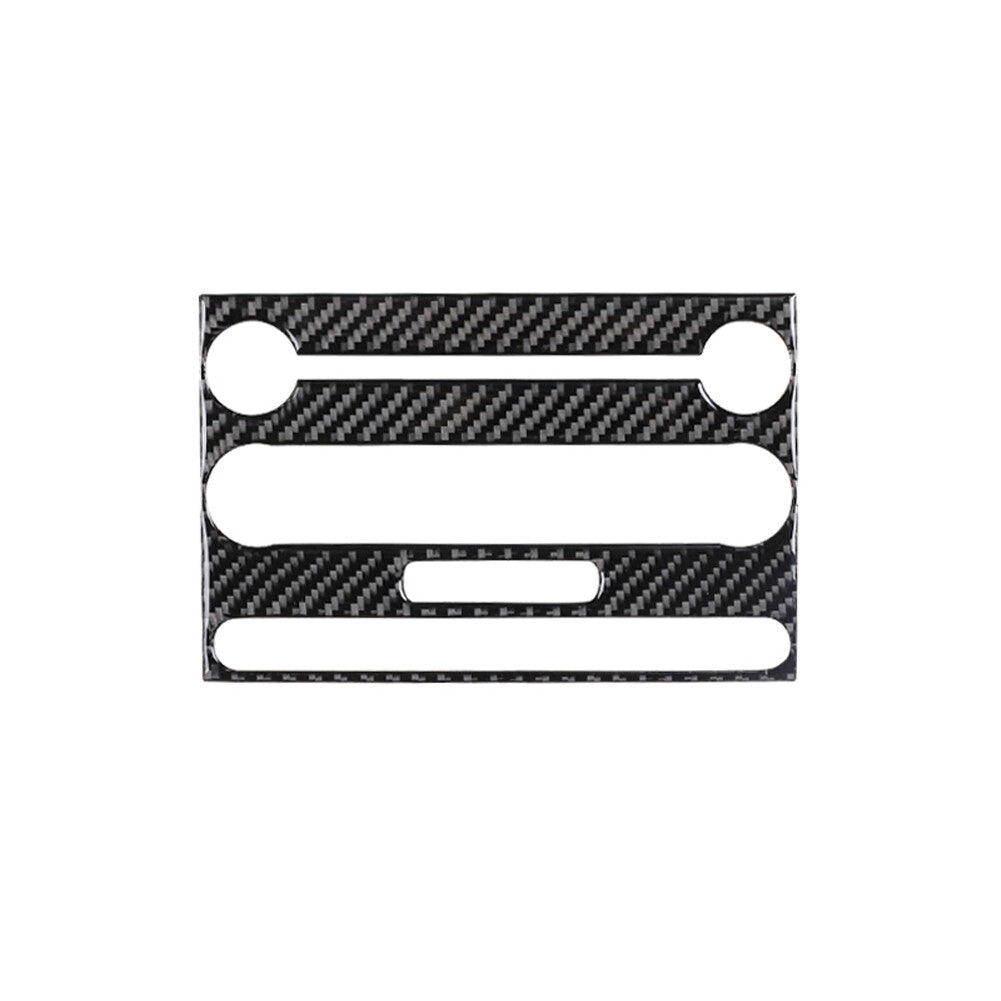 Carbon fiber interior radio console protective cover trim for Ford F-150 04-08