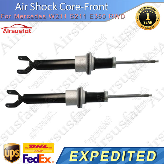 Pair for Mercedes W211 S211 E280 E350 RWD Front LR Shock Absorber Core w/o EDC