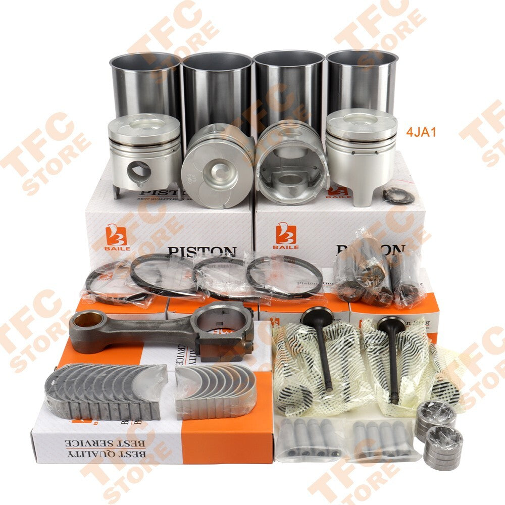 4JA1 4JA1T Engine Overhaul Rebuild Kit for Isuzu NHR54 TFR54 Rodeo Pickup D-Max