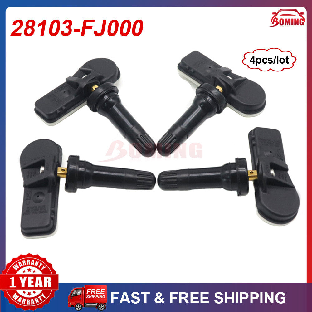 4PCS NEW TPMS Tire Pressure Sensor for Subaru Legacy Tribeca WRX WRX XV 433MHz