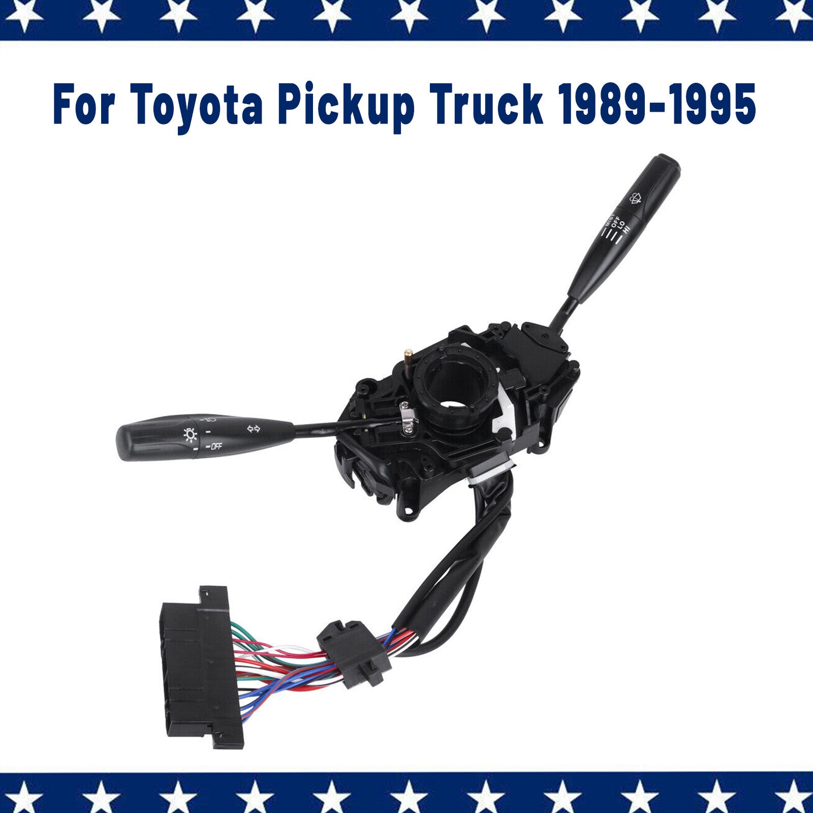 fit for Toyota Pickup Truck 89-95 New Black Turn Signal Wiper Switch 84310-35300 AT
