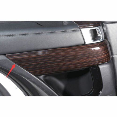 Inner Door Panel Peach Wood Grain Strip Cover 4X for Range Rover Sport 2014-2022
